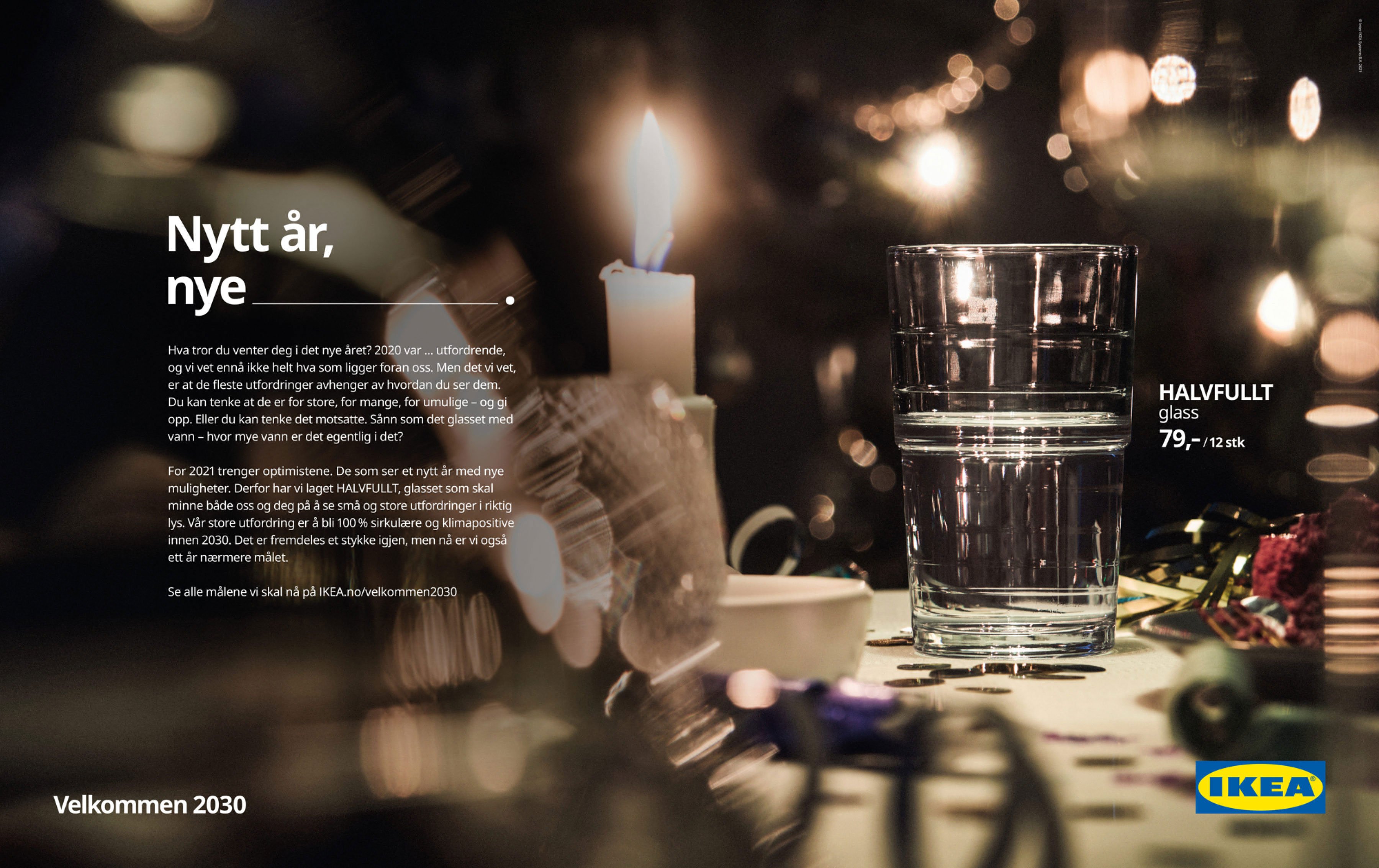 Bilde av annonse for Halvfullt glass