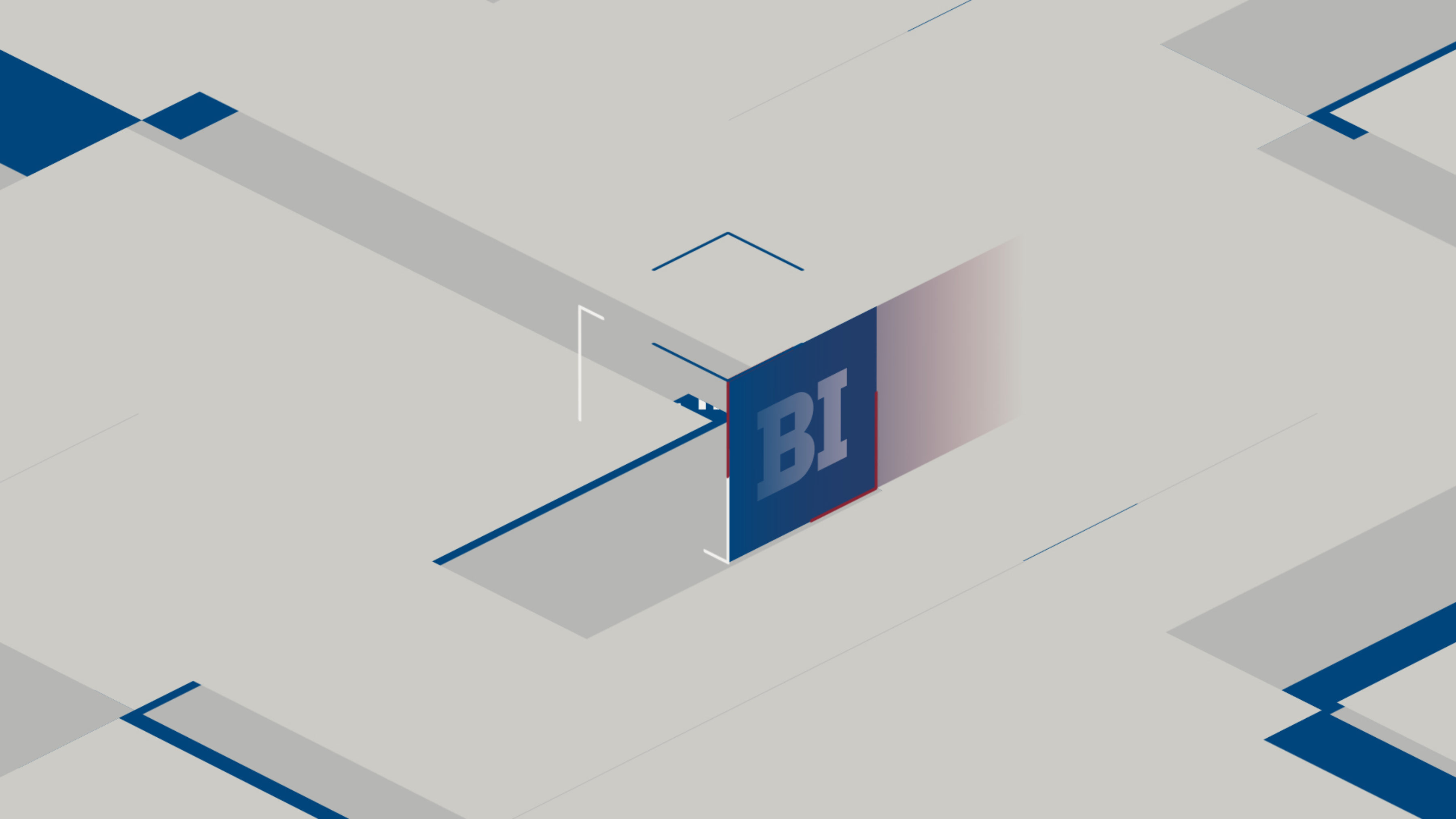 BI logo med illustrasjon av mønster