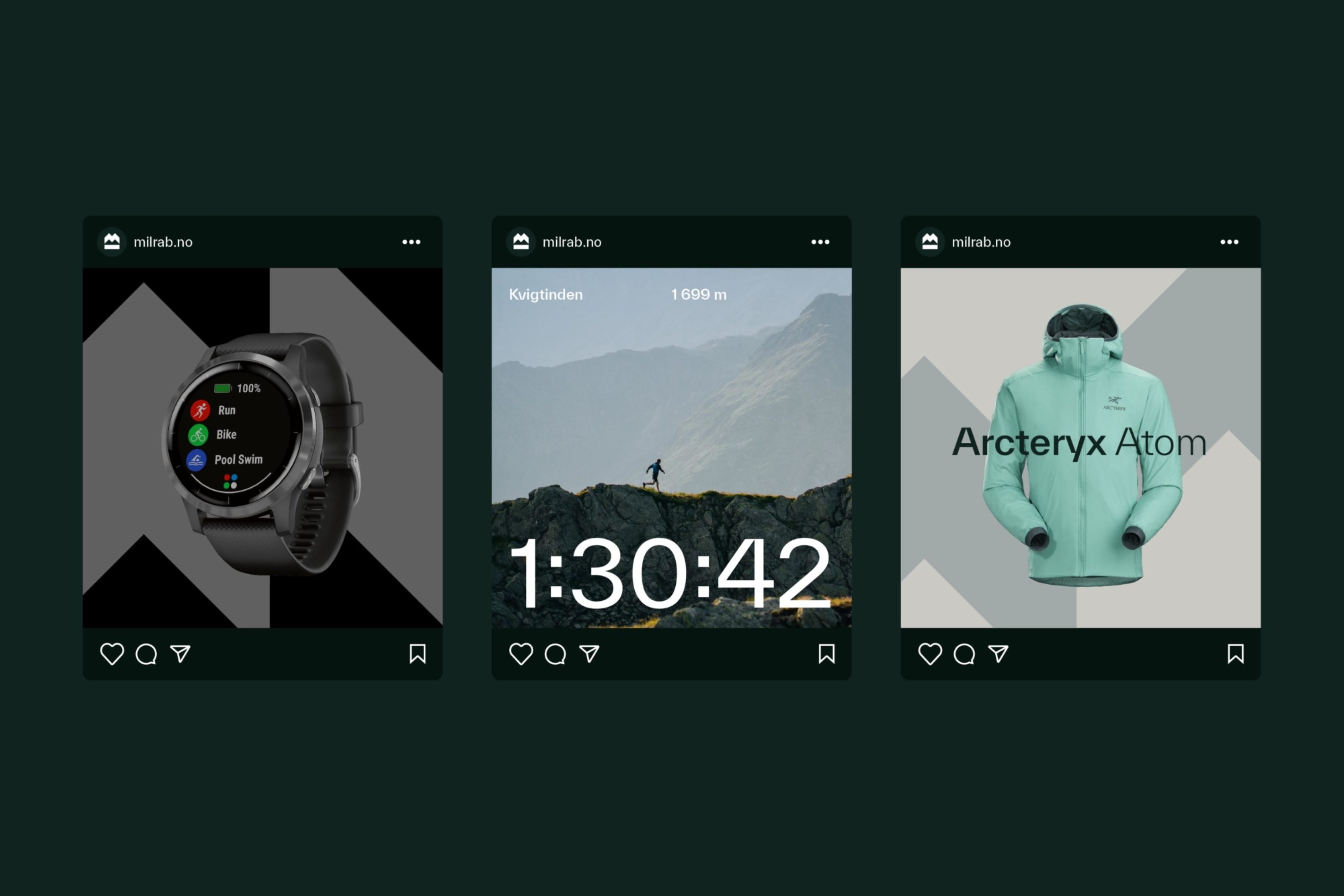Milrab social media feed