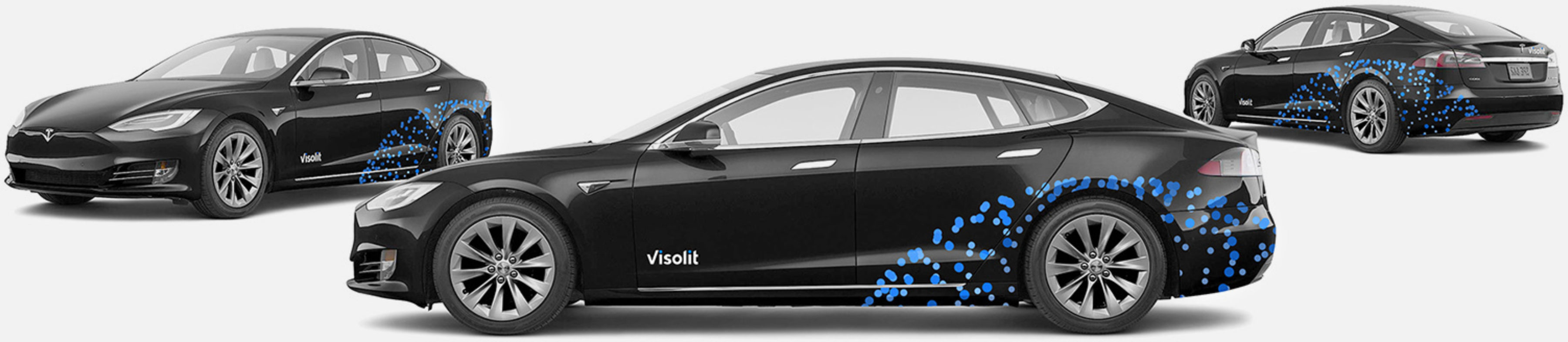 Visolit logo på bil