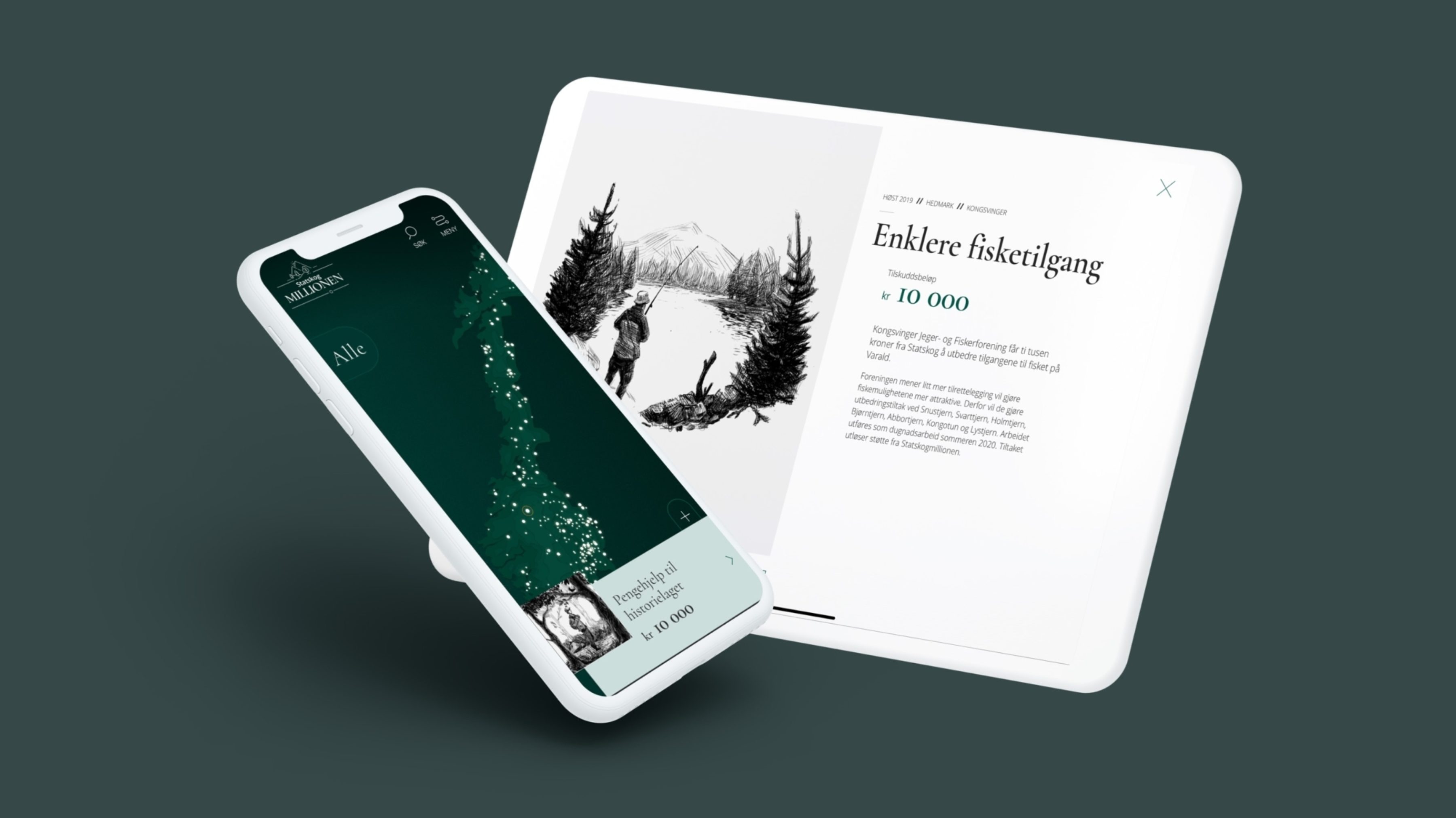 statskog mobil og tablet