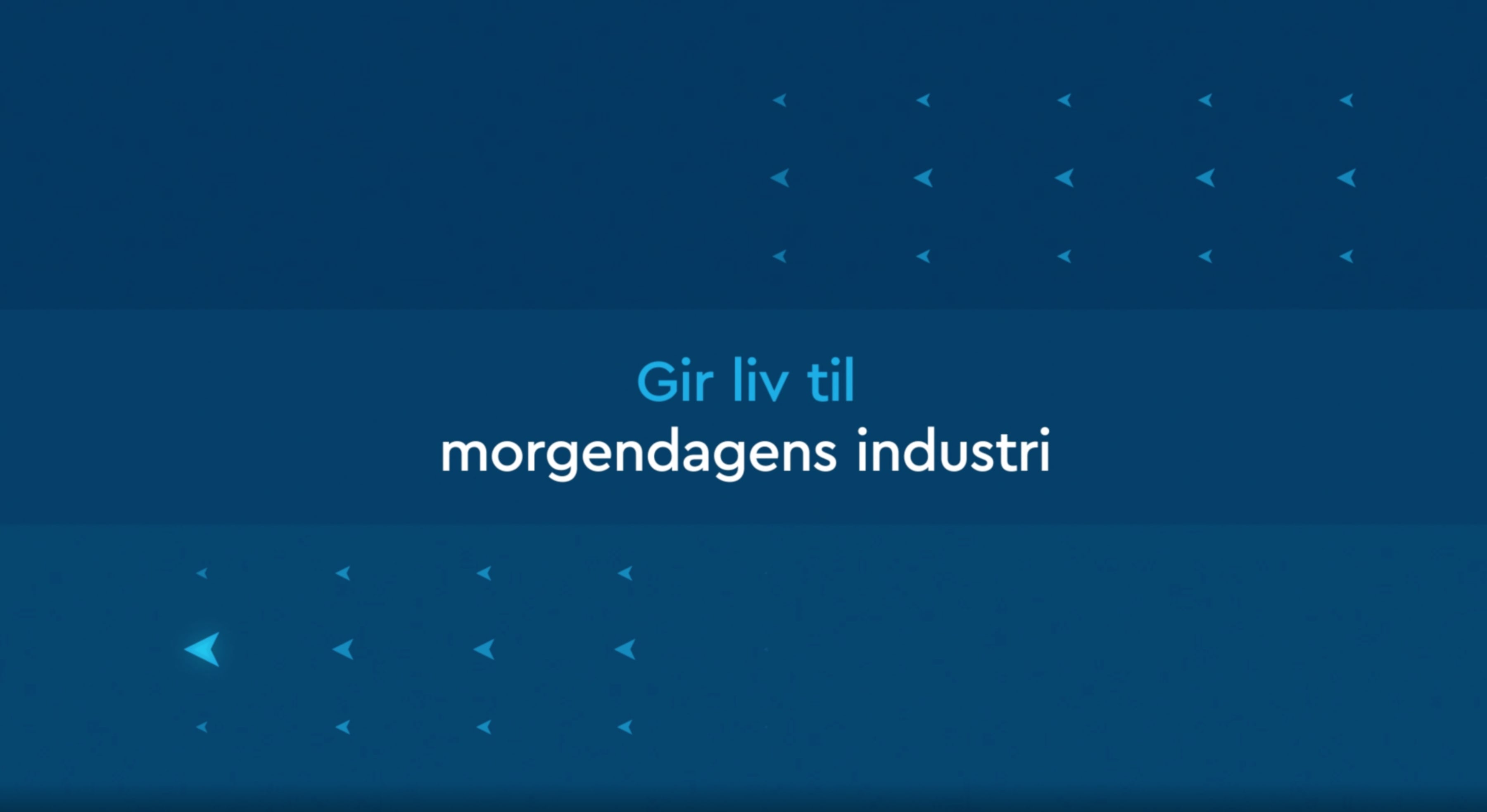 Animasjonsfilm som viser en lenke mellom Norges ledende miljø for innovasjonsrådgivning og offentlig finansiering av FoU-prosjekter, og bransjene som Igaidi jobber i.