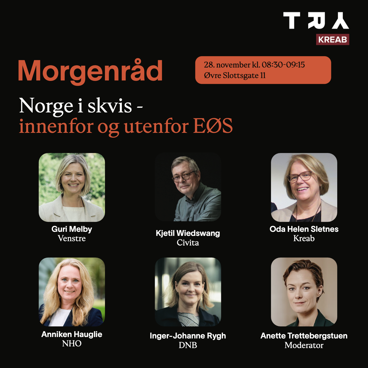 Morgenråd: Norge i skvis - innenfor og utenfor EØS